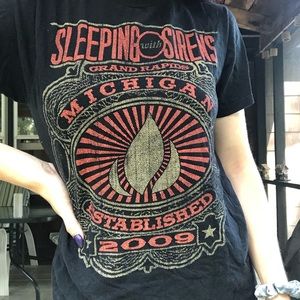 Vintage sleeping with sirens tee